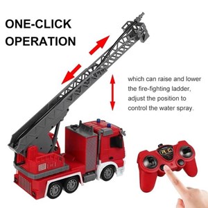 ماشین کنترلی آتشنشانی آب پاش مقیاس 1:24 دبل ای مدل 003-567 Double EE_اسباب بازی