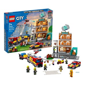 لگو سیتی عملیات آتش نشانی 766 قطعه مدل Lego City - Fire Brigade - 60321 Building Kit_اسباب بازی