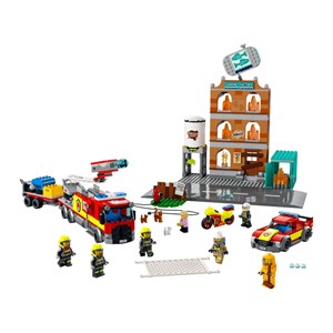 لگو سیتی عملیات آتش نشانی 766 قطعه مدل Lego City - Fire Brigade - 60321 Building Kit_اسباب بازی