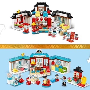 لگو دوپلو 2 در 1 لحظات شاد دوران کودکی 227 قطعه Lego Duplo - Happy Childhood Moments- 10943 Building Kit_اسباب بازی