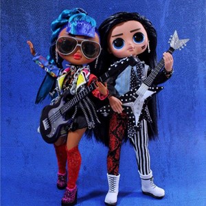 عروسک 2 تایی ال او ال سورپرایز LOL Surprise سری OMG Remix مدل Rocker Boi و Punk Grrrl_اسباب بازی