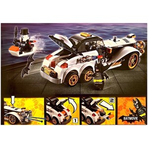 لگو دی سی ماشین بتمن 305 قطعه مدل Super Hero 7128_اسباب بازی