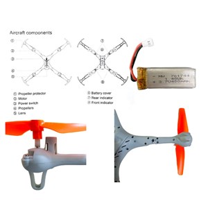 کوادکوپتر کنترلی دوربین دار سیما با ارسال زنده تصویر مدل Syma Z4W_اسباب بازی
