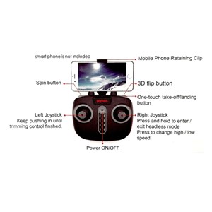 کوادکوپتر کنترلی دوربین دار سیما با ارسال زنده تصویر مدل Syma Z4W_اسباب بازی