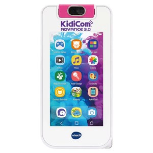 موبایل هوشمند صورتی کودک مدل Vtech - Kidi Com - Pink Advance 3.0_اسباب بازی