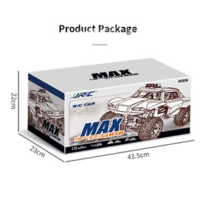  ماشین کنترلی شارژی آفرود سنگنورد شش چرخ آبی مقیاس 1:12 مدل JJRC Q101_اسباب بازی