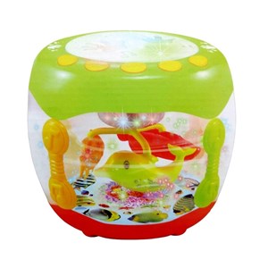 اسباب بازی موزیکال و چراغدار آکواریوم مدل Musical Toy Flash Drum With Lights For Kids Webby_اسباب بازی