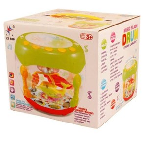 اسباب بازی موزیکال و چراغدار آکواریوم مدل Musical Toy Flash Drum With Lights For Kids Webby_اسباب بازی
