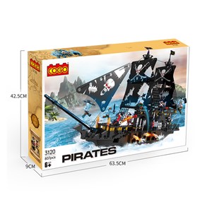 لگو کریتور کشتی دزدان دریایی کوگو 807 تکه مدل CoGo 3120_اسباب بازی