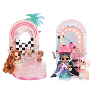 ست سالن آرایش و اسپا 5 در 1 عروسک های LOL Surprise مدل MGA - LOL Surprise - House of Surprise - Shine on Salon and Spa_اسباب بازی