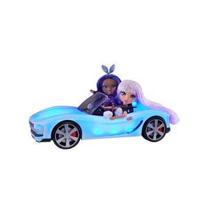 اسباب بازی ماشین تغییر رنگ جادویی رنگین کمانی مدل MGA - Rainbow High - High Convertible Color Change Car_اسباب بازی