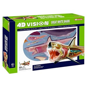 پک ساخت آناتومی بدن کوسه مدل Chap Mei - 4D Master - Great White Shark Anatomy Model_اسباب بازی
