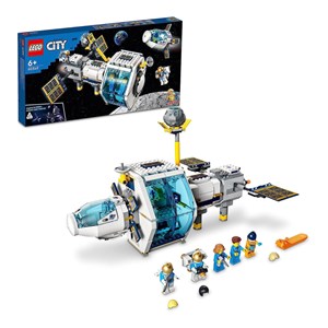 لگو سیتی ایستگاه فضایی قمری 500 قطعه مدل Lego City - Lunar Space Station - 60349 Building Kit_اسباب بازی
