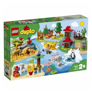 لگو دوپلو دنیای حیوانات 121 قطعه مدل Lego - Duplo - World Animals - 10907 Building Kit_اسباب بازی