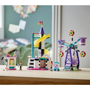 لگو فرندز سرسره و چرخ و فلک جادویی 545 قطعه مدل Lego Friends - Magical Ferris Wheel and Slide - 41689 Building Kit_اسباب بازی