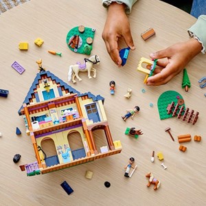 لگو فرندز مرکز اسب سواری جنگلی 511 قطعه مدل Lego Friends - Forest Horseback Riding Center - 41683 Building Kit_اسباب بازی