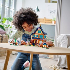 لگو فرندز مرکز اسب سواری جنگلی 511 قطعه مدل Lego Friends - Forest Horseback Riding Center - 41683 Building Kit_اسباب بازی