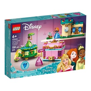 لگو دیزنی خانه های پرنسس های دیزنی 558 قطعه مدل Lego Disney - Aurora, Merida and Tiana’s Enchanted Creations - 43203 Building Kit_اسباب بازی