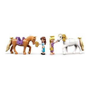 لگو دیزنی اسطبل سلطنتی پرنسس بل و پرنسس راپونزل 239 قطعه مدل Lego Disney - Belle and Rapunzel's Royal Stables - 43195 Building Kit_اسباب بازی