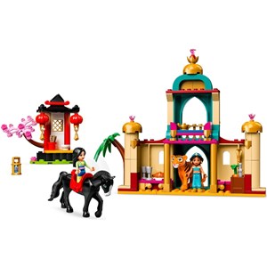 لگو دیزنی ماجراجویی با مولان و جاسمین 176 قطعه مدل Lego Disney - Jasmine and Mulan’s Adventure - 43208 Building Kit_اسباب بازی