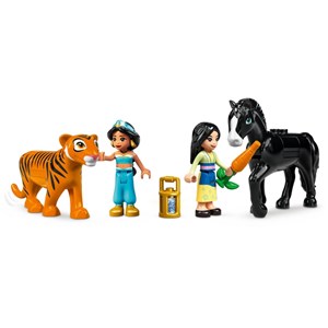 لگو دیزنی ماجراجویی با مولان و جاسمین 176 قطعه مدل Lego Disney - Jasmine and Mulan’s Adventure - 43208 Building Kit_اسباب بازی