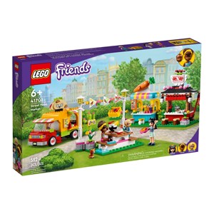 لگو فرندز کارناوال غذای خیابانی 592 قطعه مدل Lego Friends - Street Food Market - 41701 Building Kit_اسباب بازی