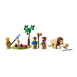 لگو سیتی ماشین آفرود نجات حیات وحش 157 قطعه مدل Lego City - Wildlife Rescue Off-Roader - 60301 Building Kit_اسباب بازی