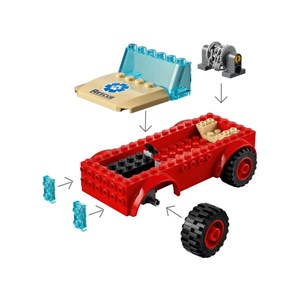 لگو سیتی ماشین آفرود نجات حیات وحش 157 قطعه مدل Lego City - Wildlife Rescue Off-Roader - 60301 Building Kit_اسباب بازی