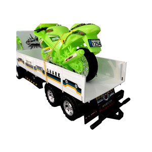 اسباب بازی کامیون حمل موتور درج توی Dorj Toy