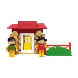 اسباب بازی ساختنی کلبه جنگلی 62 تکه تک توی TAKTOY