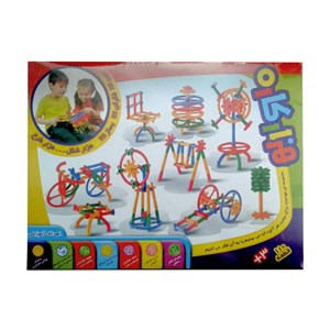 اسباب بازی ساختنی هزار کاره 110 قطعه جعبه ای پندار نیک Pendarenik