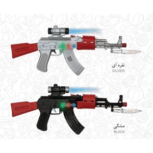 تفنگ اسباب بازی کلاش باتری خور جعبه ای AMT3500
