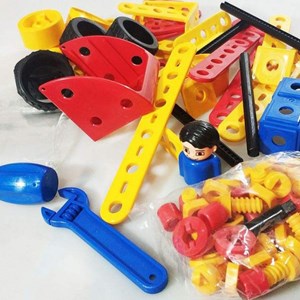 اسباب بازی ساختنی مکانیک کوچولو 85 قطعه مدل 1210 نادر تویز NADERTOYS