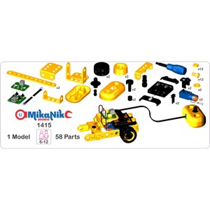 اسباب بازی ساختنی مکانیک کوچولو 58 قطعه مدل 1415 نادر تویز NADERTOYS_اسباب بازی