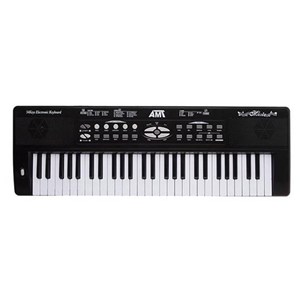 اسباب بازی کیبورد الکترونیکی میکروفون دار مدل AMT 8100 _اسباب بازی