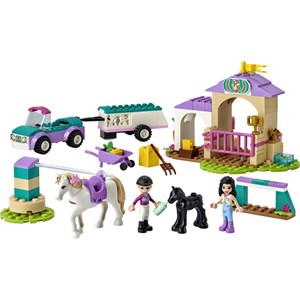 لگو فرندز اصطبل نگهداری اسب 148 قطعه مدل Lego Friends - Horse Training and Trailer - 41441 Building Kit_اسباب بازی