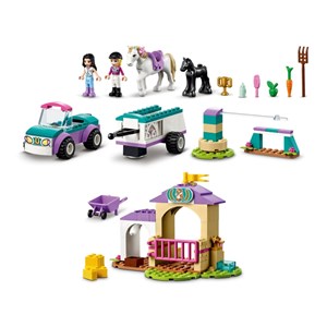 لگو فرندز اصطبل نگهداری اسب 148 قطعه مدل Lego Friends - Horse Training and Trailer - 41441 Building Kit_اسباب بازی