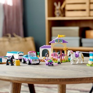 لگو فرندز اصطبل نگهداری اسب 148 قطعه مدل Lego Friends - Horse Training and Trailer - 41441 Building Kit_اسباب بازی