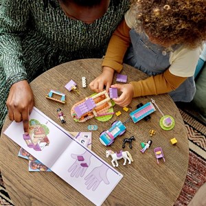 لگو فرندز اصطبل نگهداری اسب 148 قطعه مدل Lego Friends - Horse Training and Trailer - 41441 Building Kit_اسباب بازی