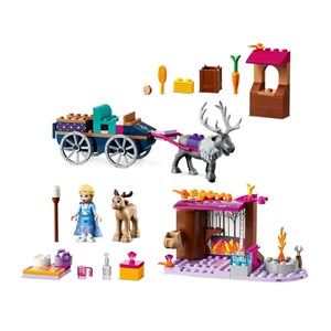 لگو دیزنی کالسکه السا 116 قطعه مدل Lego Disney - Elsa’s Wagon Adventure - 41166 Building Kit_اسباب بازی