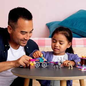 لگو دیزنی کالسکه السا 116 قطعه مدل Lego Disney - Elsa’s Wagon Adventure - 41166 Building Kit_اسباب بازی