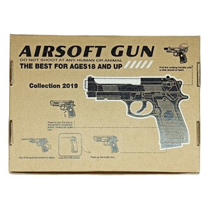 تفنگ اسباب بازی کلت فلزی ساچمه ای ایرسافت گان مدل 19.AIRSOFT GUN C_اسباب بازی
