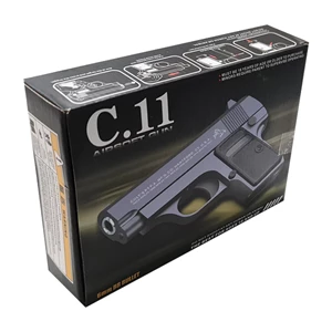 تفنگ اسباب بازی کلت فلزی ساچمه ای ایرسافت گان مدل AIRSOFT GUN C.11_اسباب بازی