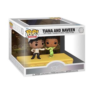 اکشن فیگور 9 سانتی سکانس فیلم فانکو پاپ تیانا و ناوین در حال رقص مدل Funko POP - Moment - Disney 100 - Princess and the Frog - Tiana and Naveen _ اسباب بازی