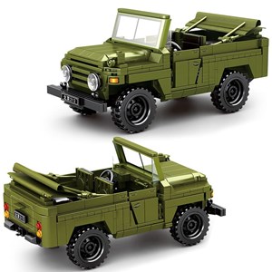 لگو تکنیک جیپ ارتشی سبز 662 قطعه مدل SEMBO 705700 BJ212_اسباب بازی