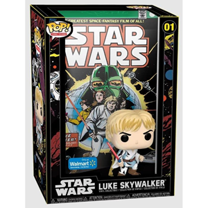 اکشن فیگور اسپشیال 9 سانتی فانکو پاپ لوک اسکای واکر با کاور فیلم جنگ ستارگان مدل Funko POP - Comic Covers - Disney - Star Wars - Luke Skywalker - Bobble Head - Exclusive _اسباب بازی