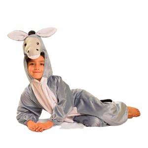 عروسک تن پوش حیوانات شادی رویان مدل الاغ (سایز 1)