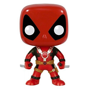 اکشن فیگور 9 سانتی فانکو پاپ ددپول با شمشیر مدل Funko POP - Marvel - Deadpool - Bobble Head _اسباب بازی