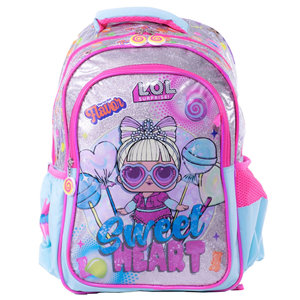 کوله پشتی 40 سانتی LOL Surprise مدل Rainbow Max - Backpack - LOL Surprise - Sweet Heart _کیف مدرسه