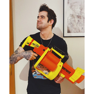 تفنگ اسباب بازی نرف Nerf مدل Hasbro - Nerf - Fortnite GL Blaster - Includes 6 Official Nerf Darts _اسباب بازی